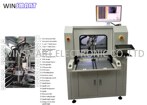 60000RPM紡錘PCBの分離器機械、半自動PCB Depaneling機械