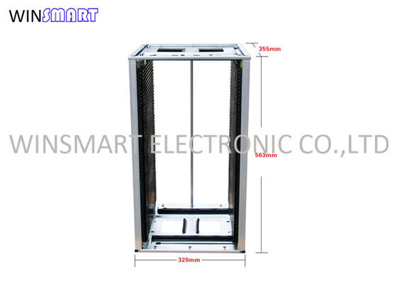 購入 耐久の折りたたみSMT ESD帯電防止PCBのマガジン ラックのサイズ355x320x563mm online manufacture